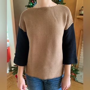 Lolita black and tan pullover sweater.